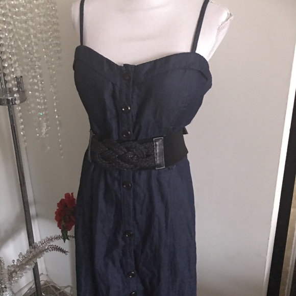 Debs front button skater dress - Picture 3 of 3